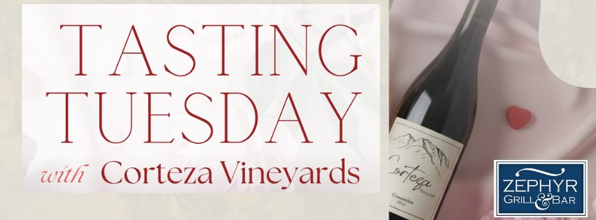 Tuesday Tasting at Zephyrs wine tasting